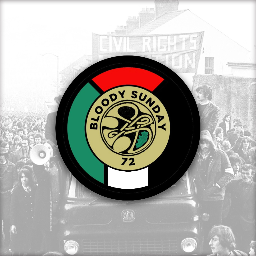 Bloody Sunday 2025 Limited Edition Badge - sold in packs of 5