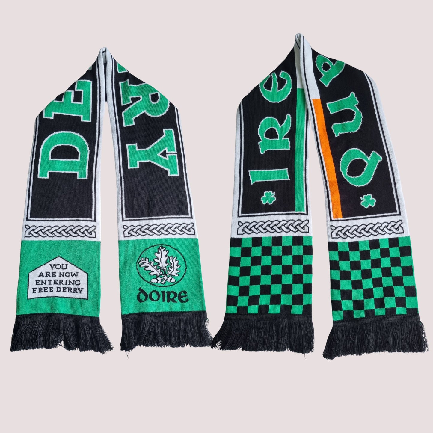 Black Derry Ireland Scarf