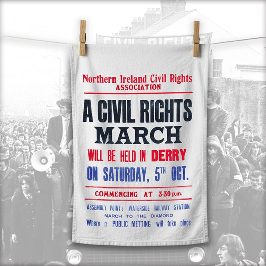 Civil Rights Poster Tea Towel