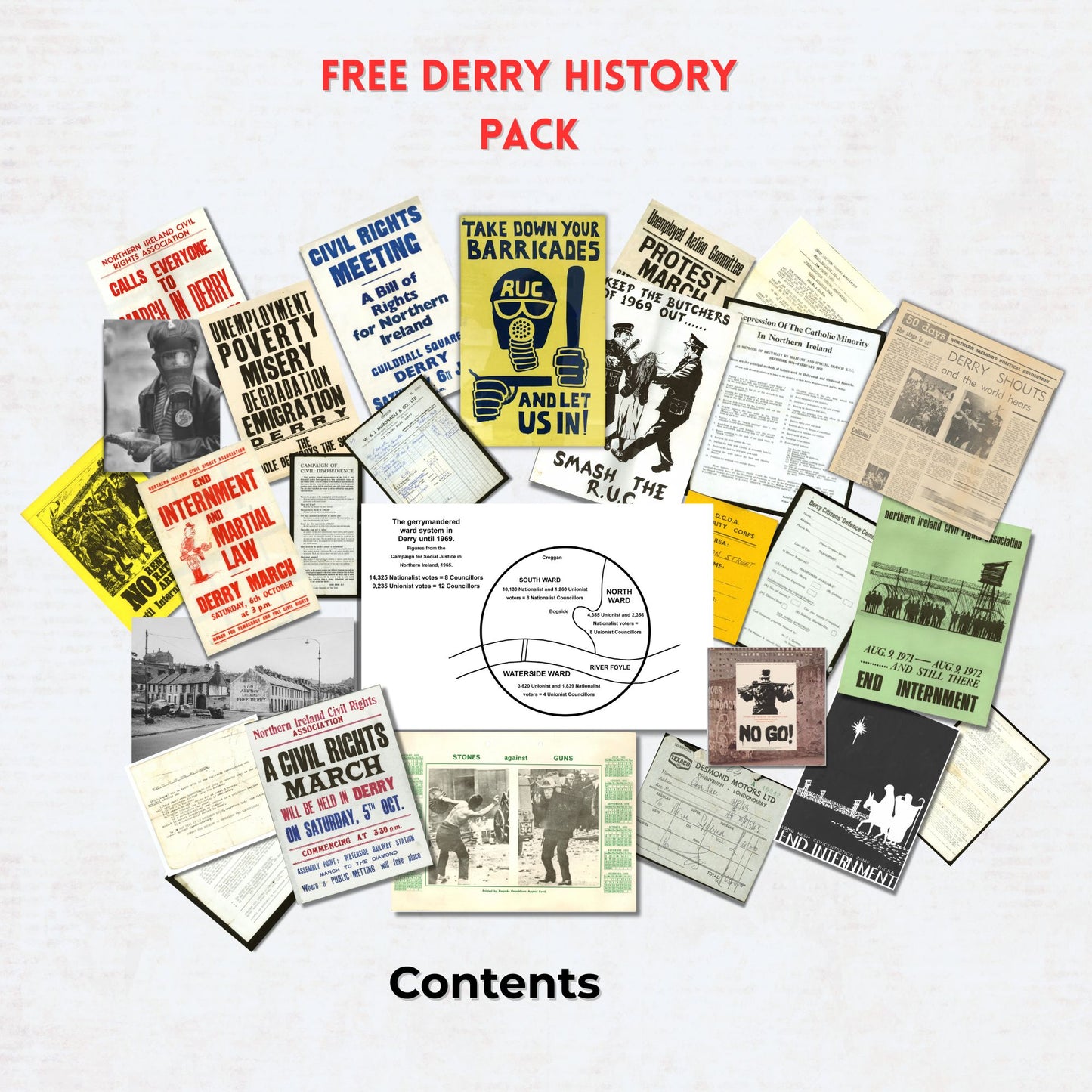 Free Derry History Pack Collection
