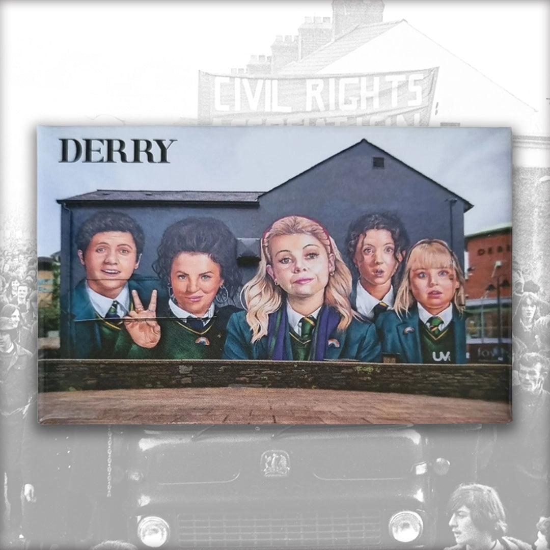 Derry Girls Mural Fridge Magnet