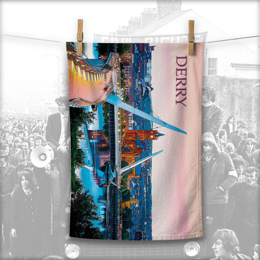 Derry Landscape Tea Towel