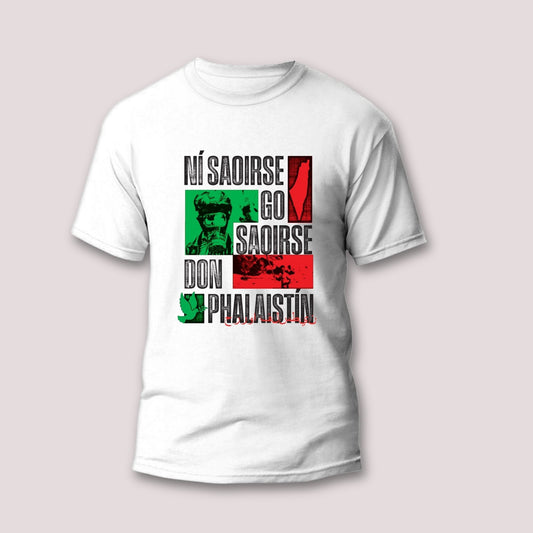 Ní saoirse go saoirse don Phalaistín T-Shirt