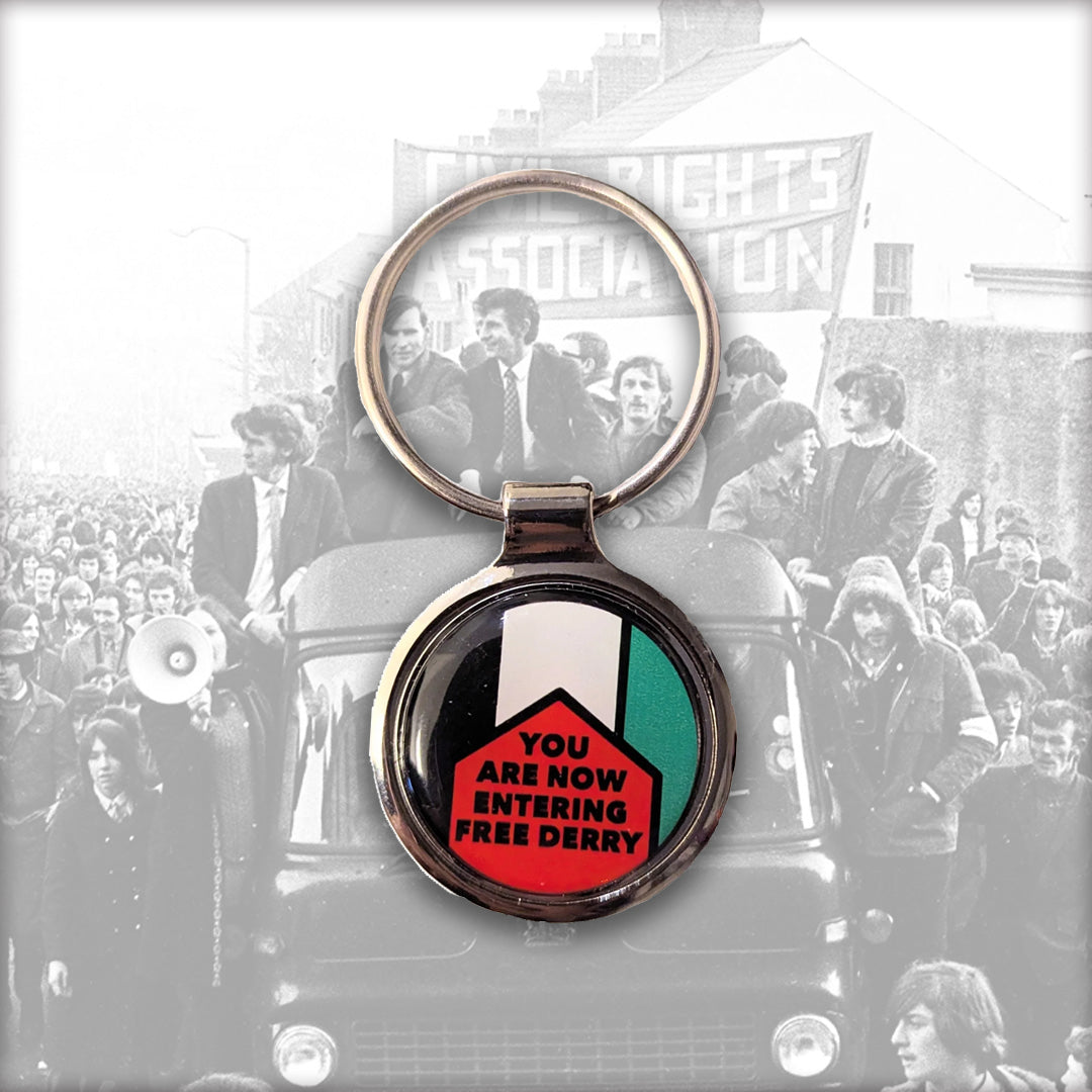 Keyring with Palestinian Flag